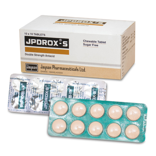 Jpdrox-S 400 mg+400 mg+30 mg Chewable Tablet