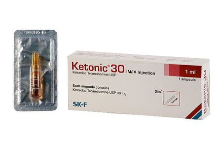 Ketonic 30 mg/ml IM/IV Injection