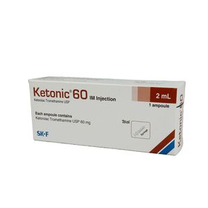 Ketonic 60 mg/2 ml IM/IV Injection