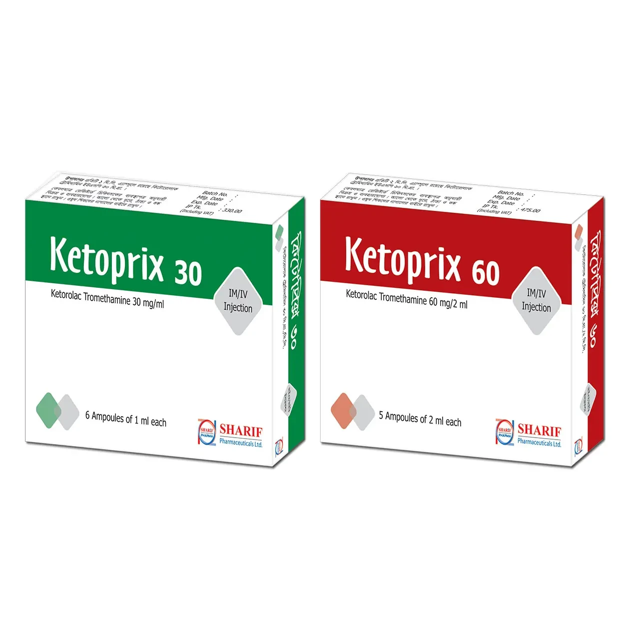 Ketoprix 30 mg/ml IM/IV Injection