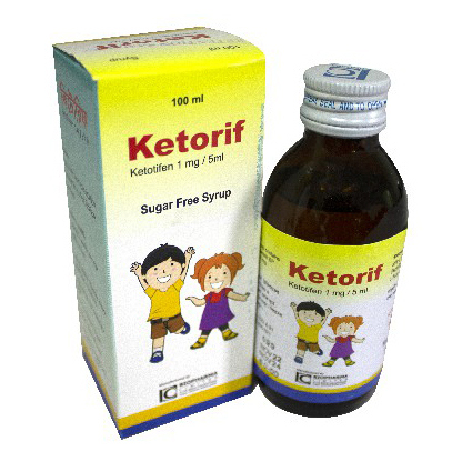 Ketorif 1 mg/5 ml Syrup