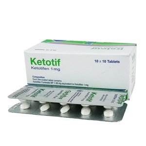 Ketotif 1 mg Tablet