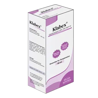 Klabex 125 mg/5 ml Powder for Suspension