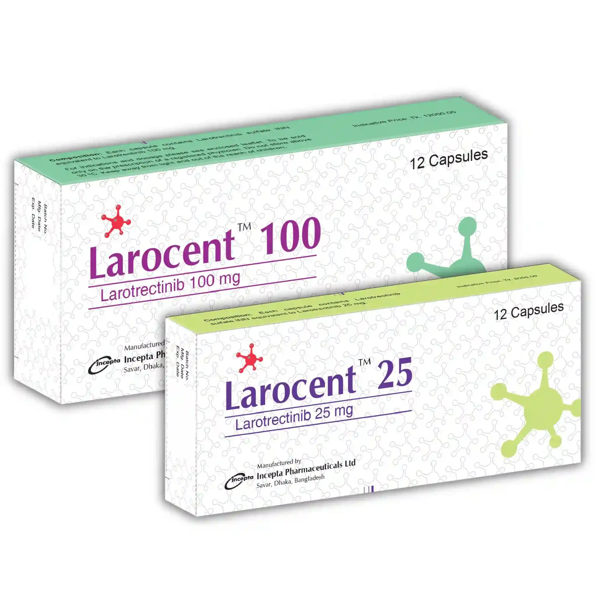 Larocent 100 mg Capsule