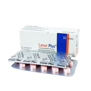 Laxur Plus 40 mg+50 mg Tablet