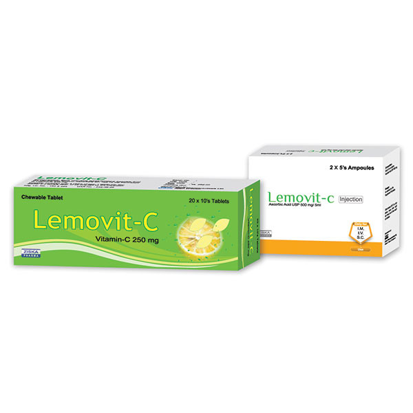 Lemovit-C 250 mg Chewable Tablet