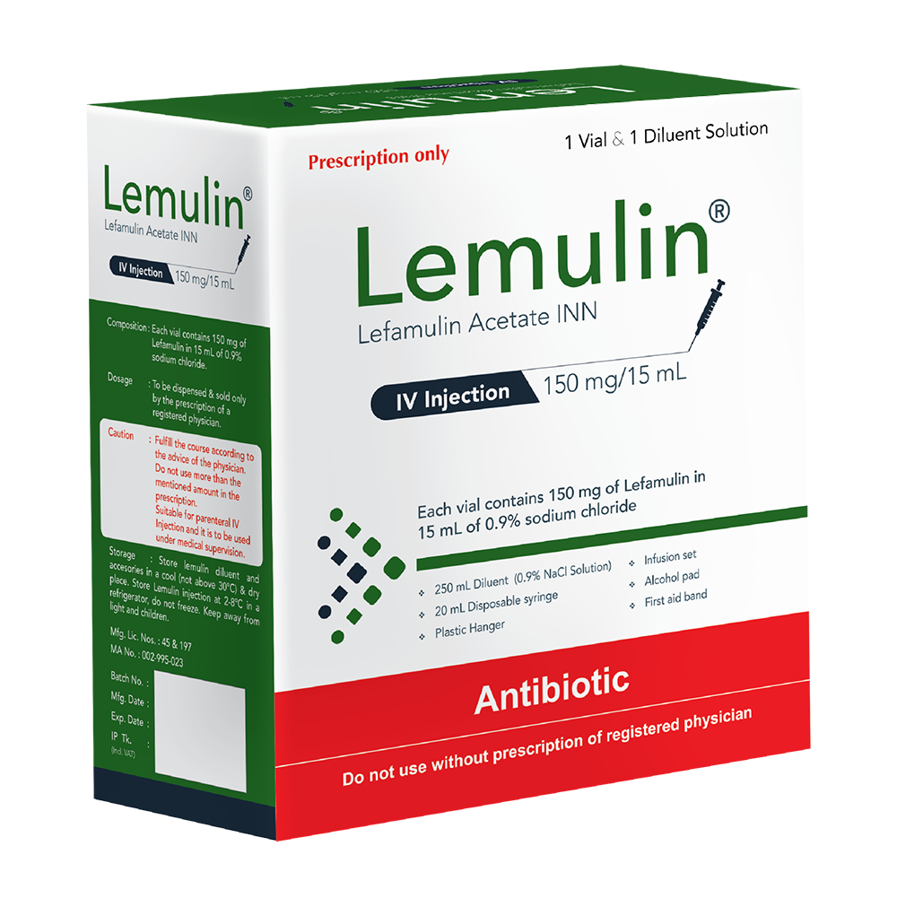 Lemulin 150 mg/15 ml IV Infusion