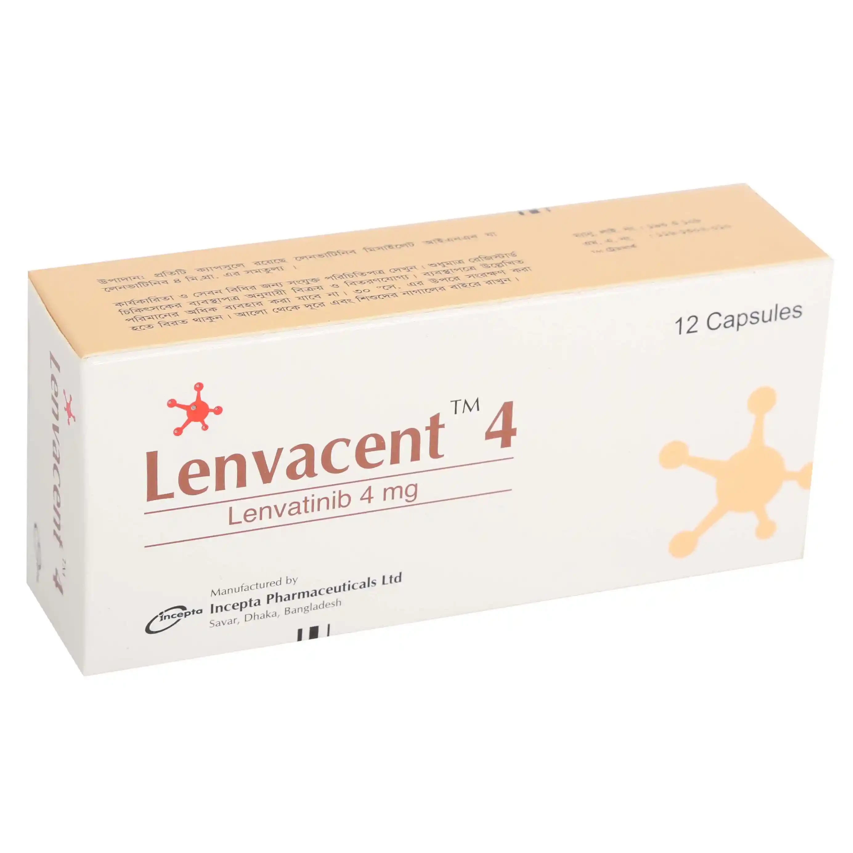 Lenvacent 4 mg Capsule