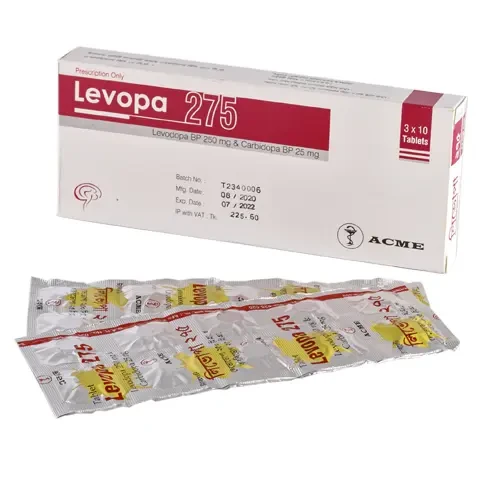 Levopa 250 mg+25 mg Tablet