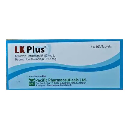 LK Plus 50 mg+12.5 mg Tablet