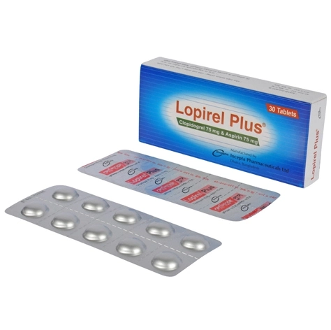 Lopirel Plus 75 mg+75 mg Tablet