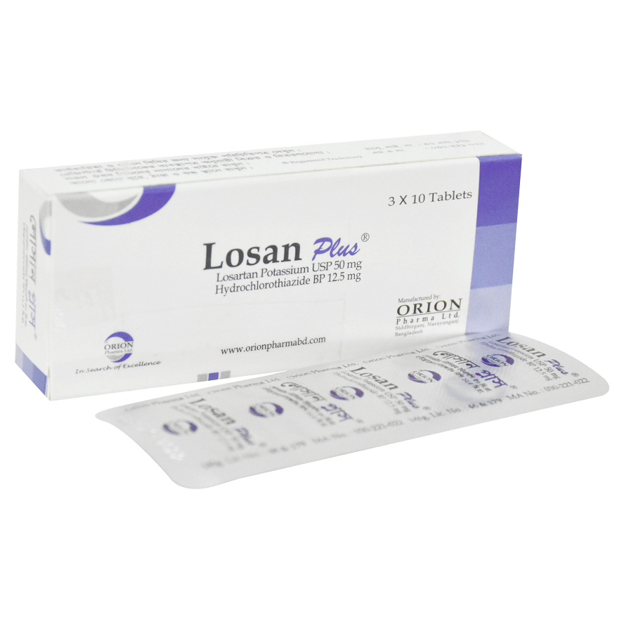 Losan Plus 50 mg+12.5 mg Tablet