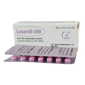 Losardil 100 mg Tablet