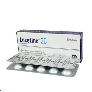 Loxetine 20 mg Tablet (Delayed Release)