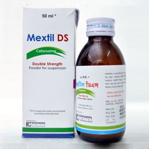 Mextil DS 250 mg/5 ml Powder for Suspension