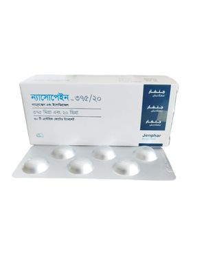 Nasopain 500 mg+20 mg Tablet (Delayed Release)