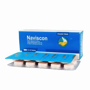 Naviscon 250 mg+133.5 mg+80 mg Chewable Tablet