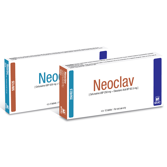 Neoclav 500 mg+125 mg Tablet