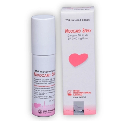 Nidocard 400 mcg/spray Topical Spray