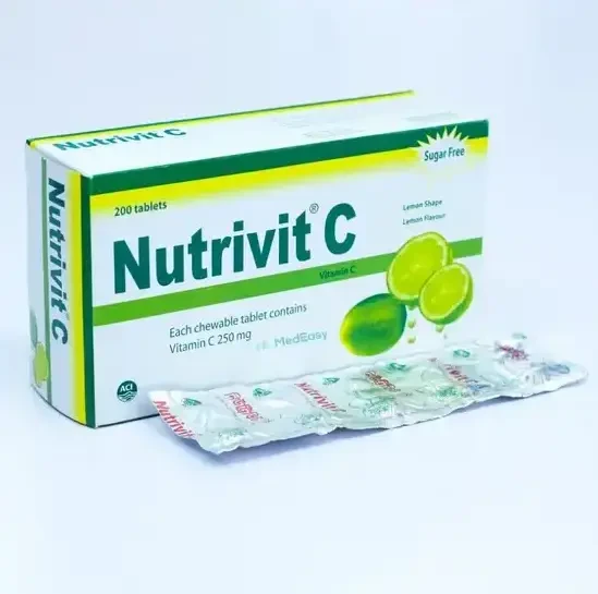 Nutrivit-C 250 mg Chewable Tablet