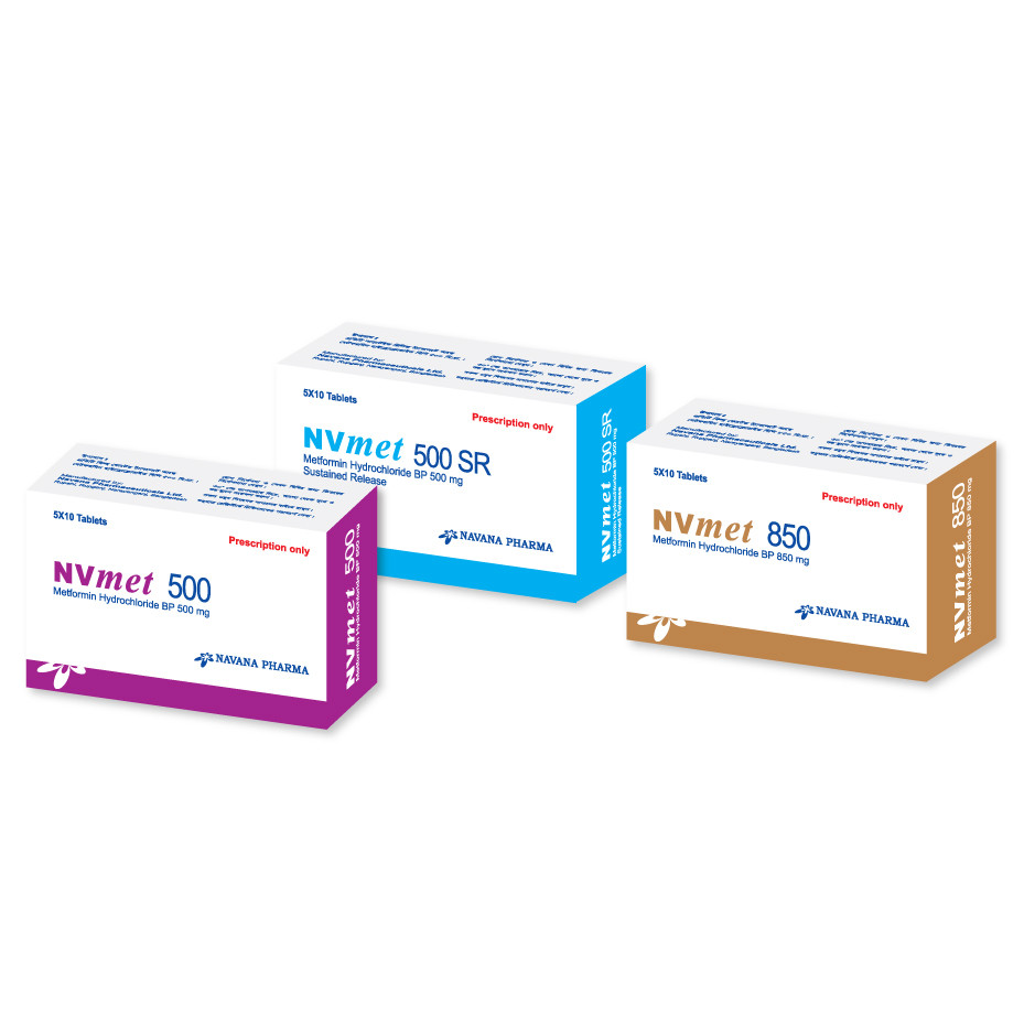 NVmet 850 mg Tablet