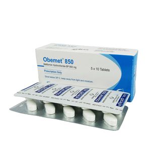 Obemet 850 mg Tablet