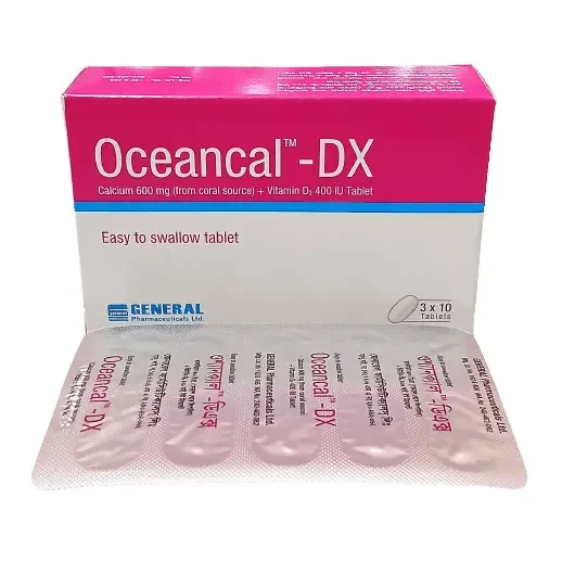 Oceancal-DX 600 mg+400 IU Tablet