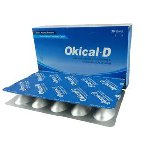 Okical-D 500 mg+400 IU Tablet