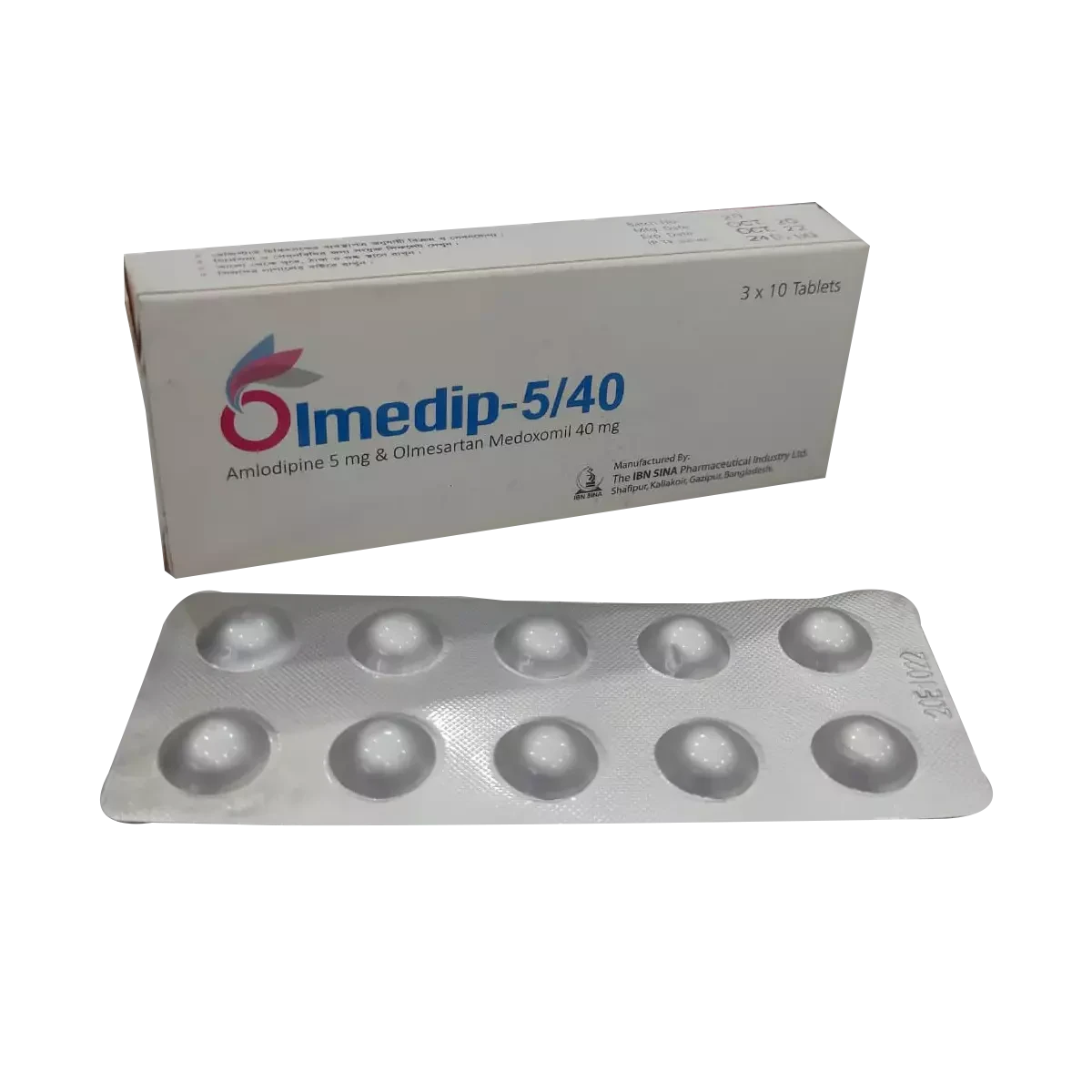 Olmedip 5 mg+20 mg Tablet