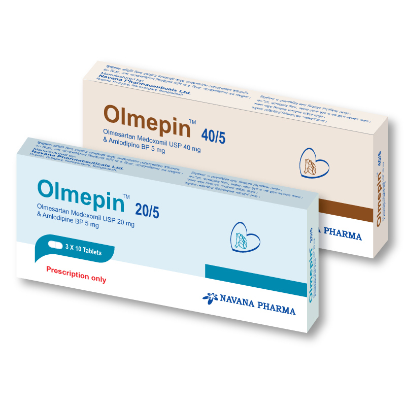 Olmepin 5 mg+20 mg Tablet