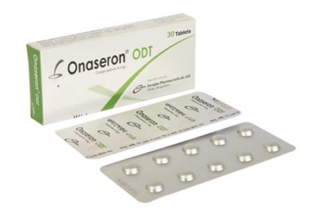 Onaseron ODT 4 mg Dispersible Tablet