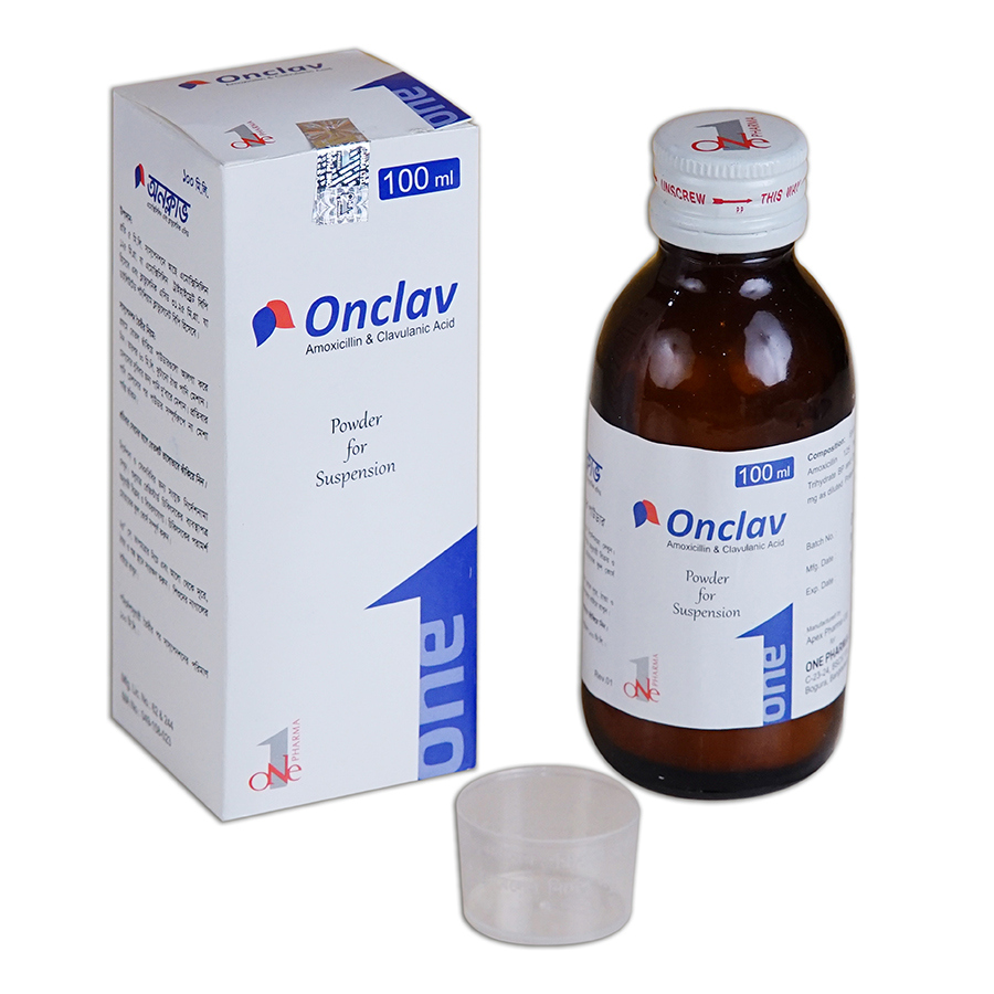 Onclav (125 mg+31.25 mg)/5 ml Powder for Suspension