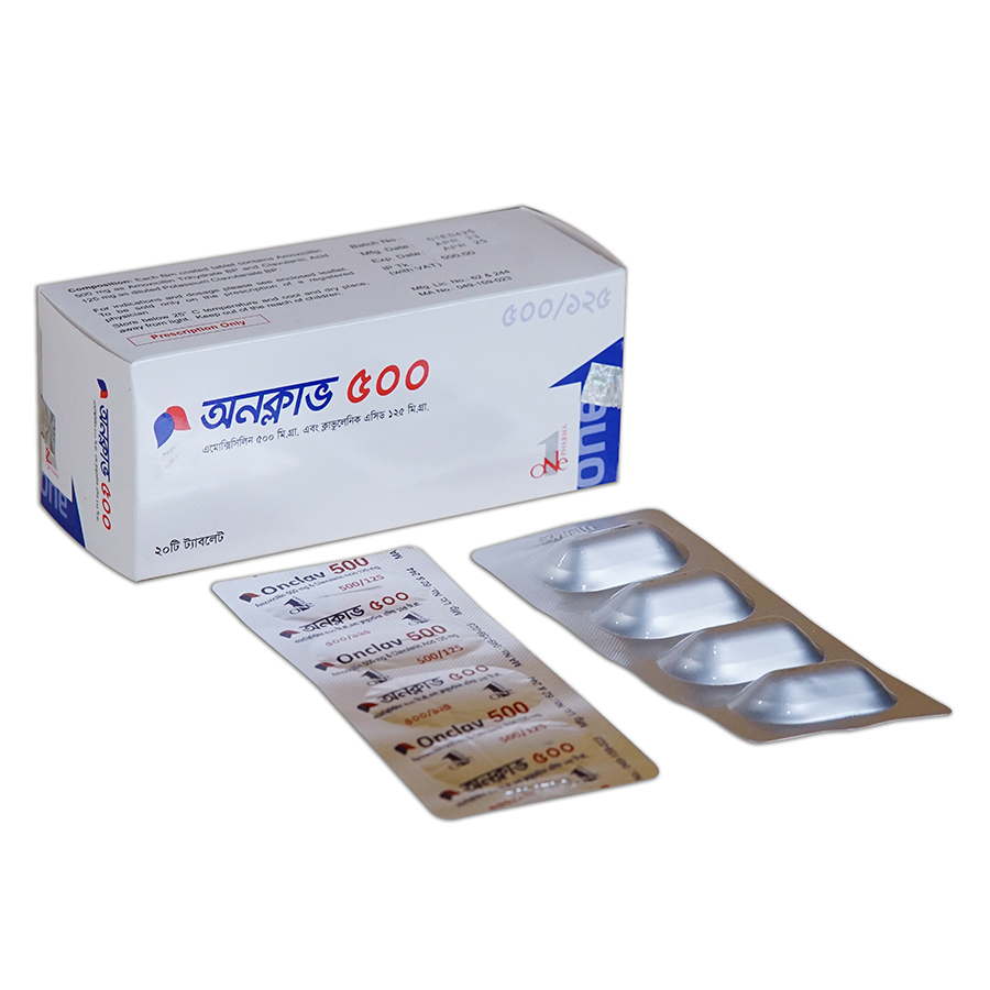 Onclav 500 mg+125 mg Tablet