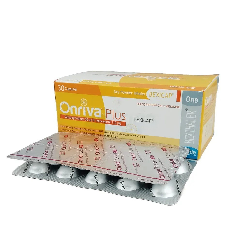 Onriva Plus 110 mcg+50 mcg Inhalation Capsule