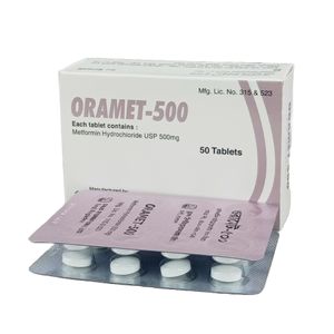 Oramet 500 mg Tablet