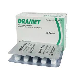 Oramet 850 mg Tablet