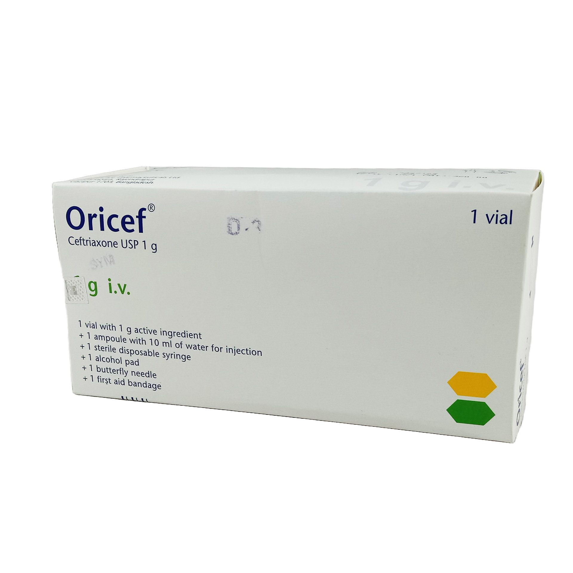 Oricef 1 gm/vial IV Injection