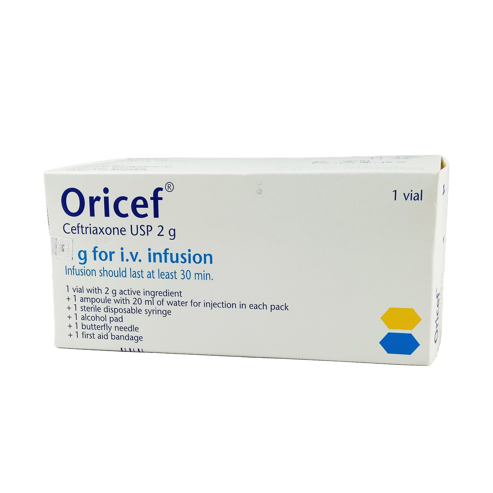 Oricef 2 gm/vial IV Injection