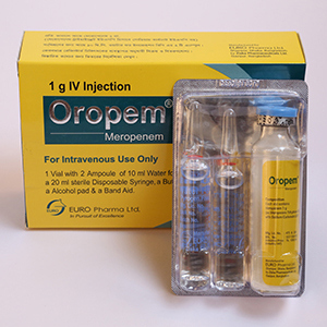 Oropem 1 gm/vial IV Injection or Infusion