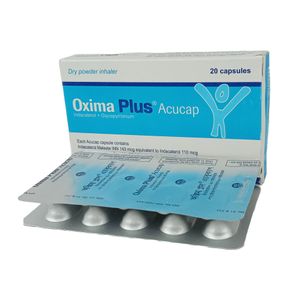 Oxima Plus 110 mcg+50 mcg Inhalation Capsule