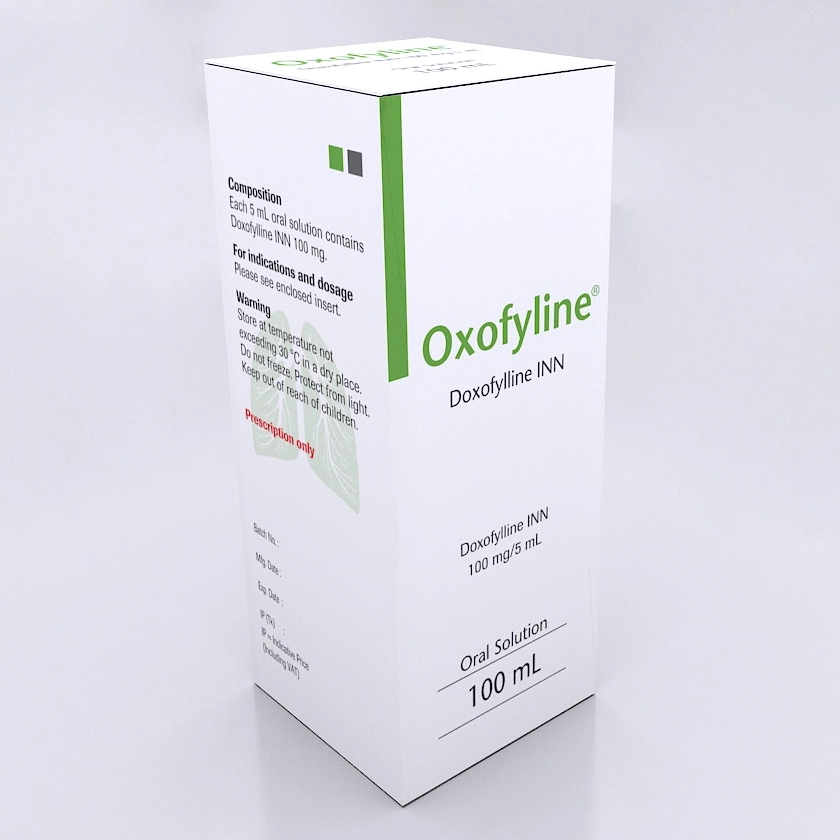 Oxofyline 100 mg/5 ml Syrup