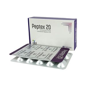 Peptex 20 mg Capsule (Enteric Coated Pellets)