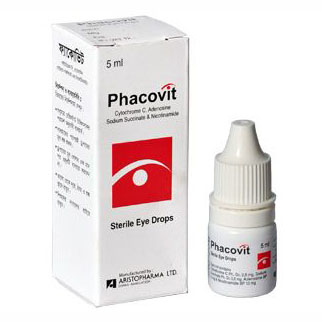 Phacovit (2 mg+0.5 mg +0.6 mg+10 mg)/ml Ophthalmic Solution