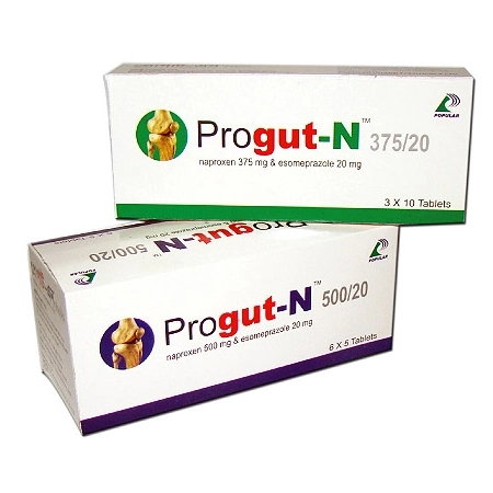 Progut-N 375 mg+20 mg Tablet (Delayed Release)