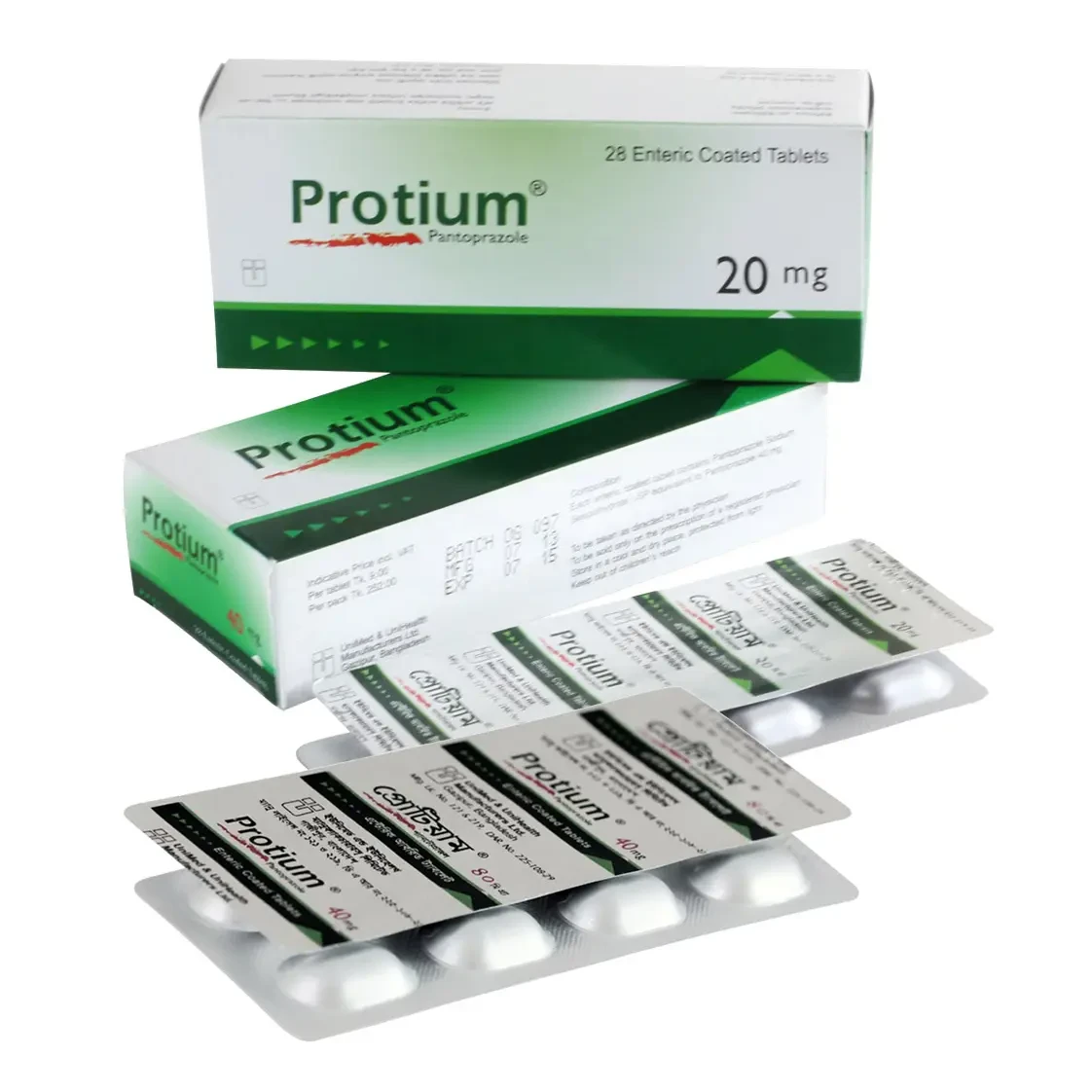 Protium 40 mg Tablet (Enteric Coated)