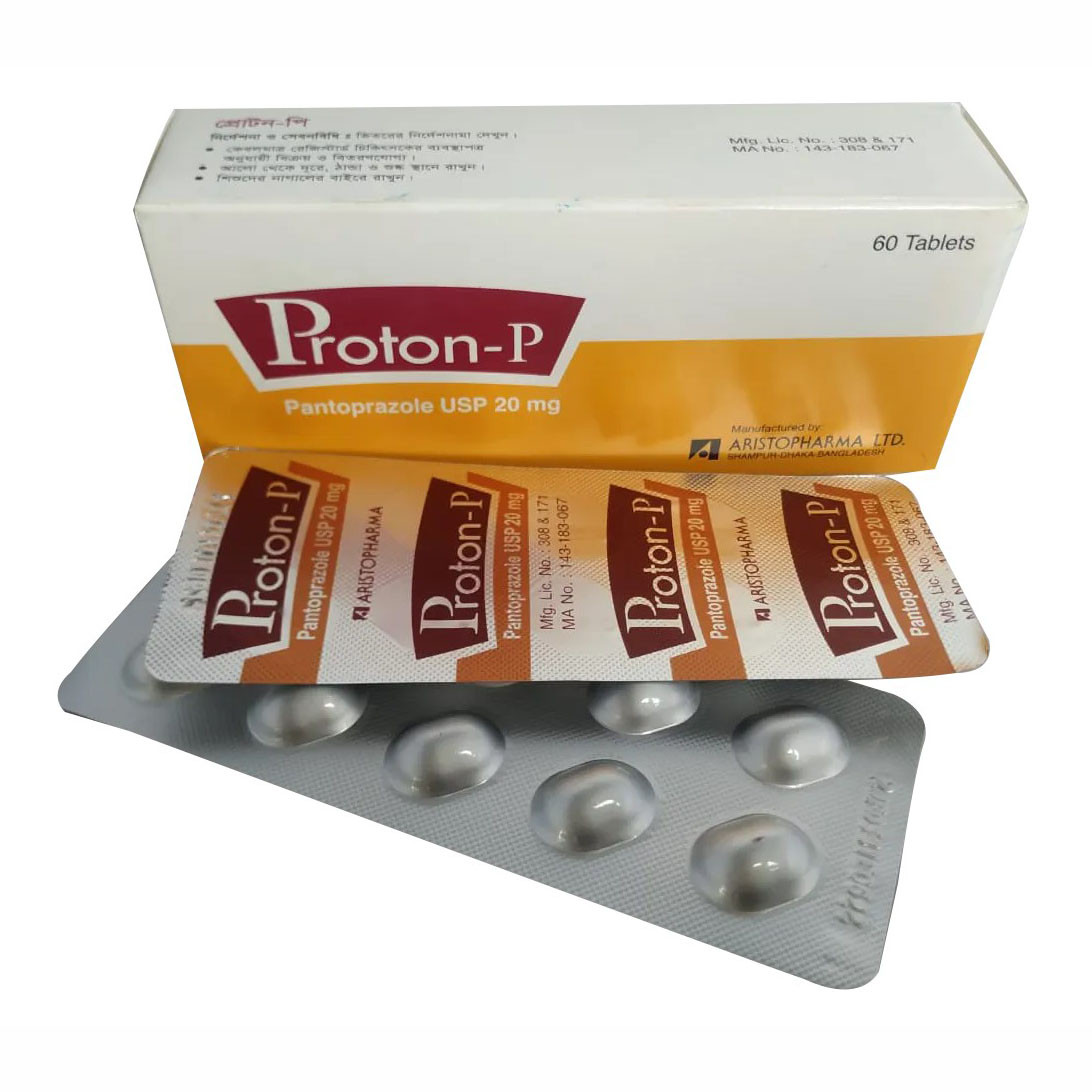 Proton-P 20 mg Tablet (Enteric Coated)