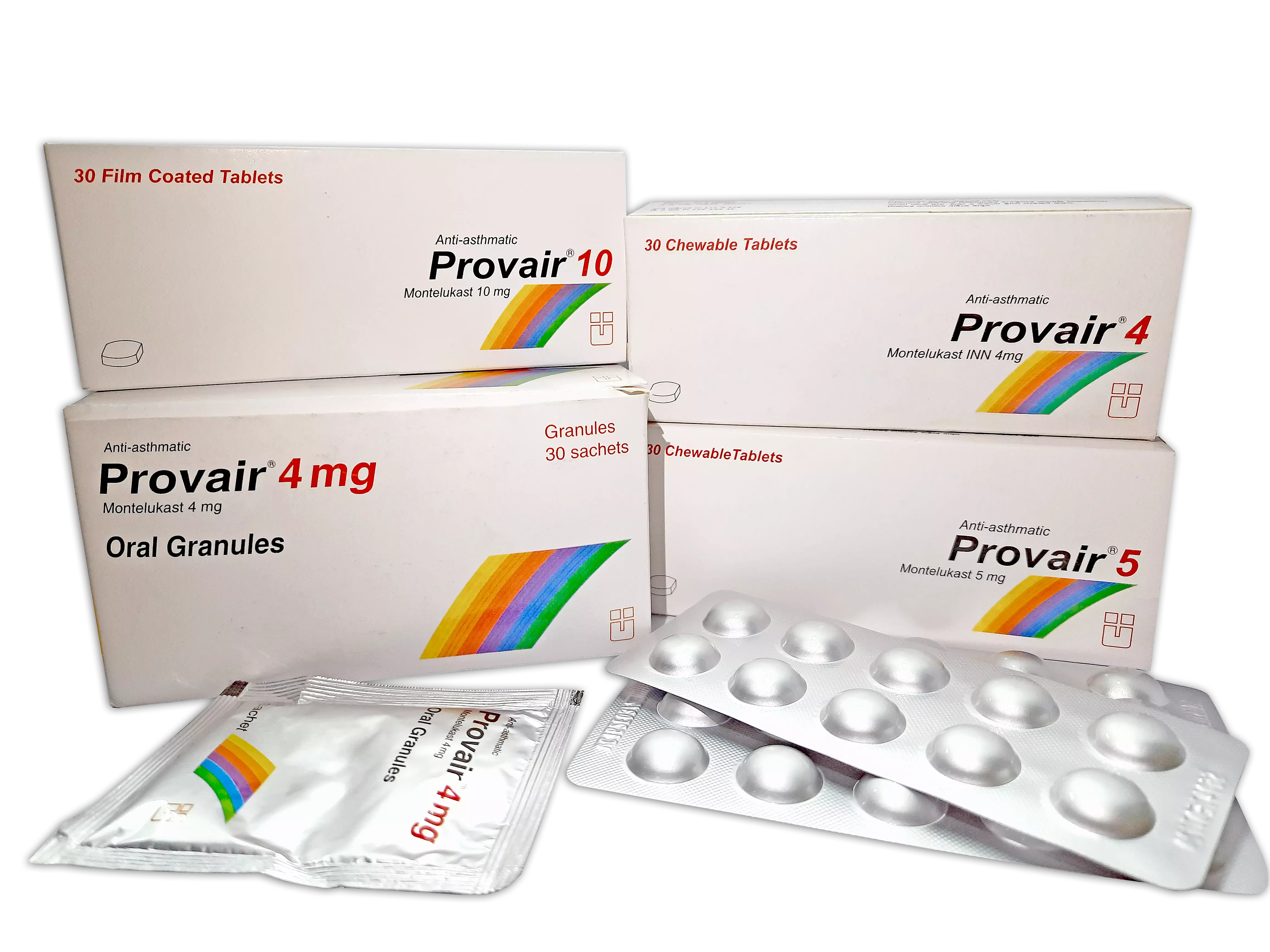 Provair 4 mg Chewable Tablet