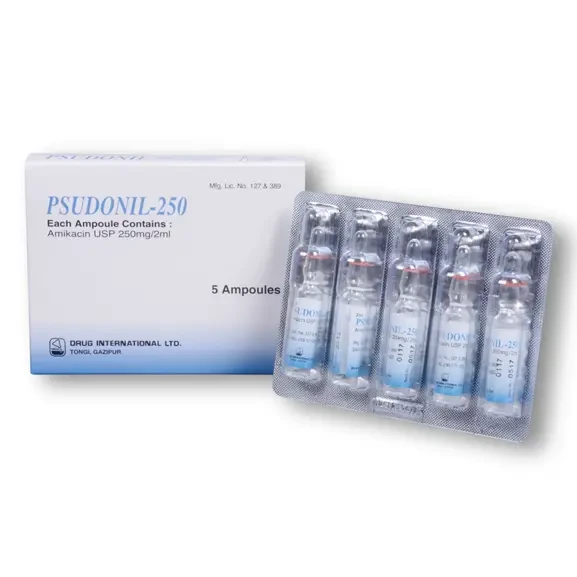 Psudonil 250 mg/2 ml IM/IV Injection