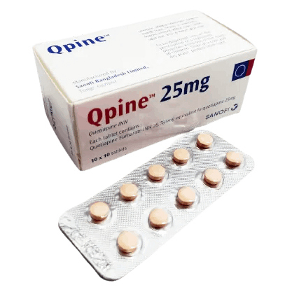 Qpine 25 mg Tablet