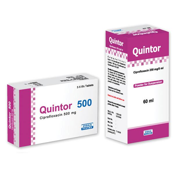 Quintor 250 mg/5 ml Powder for Suspension